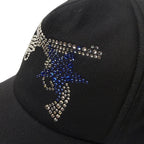 CROSSGUN STAR BB CAP / BLACK x BLUE
