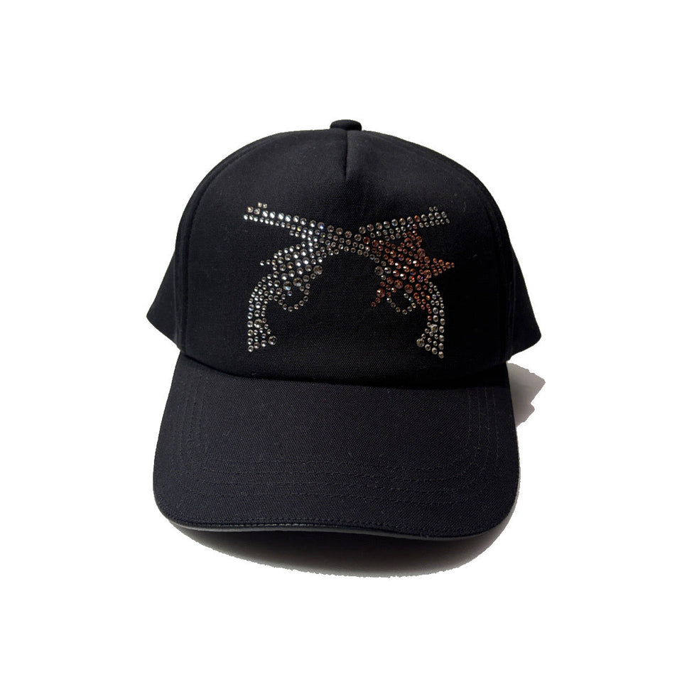画像をギャラリービューアに読み込む, CROSSGUN STAR BB CAP / BLACK x L.ROSE