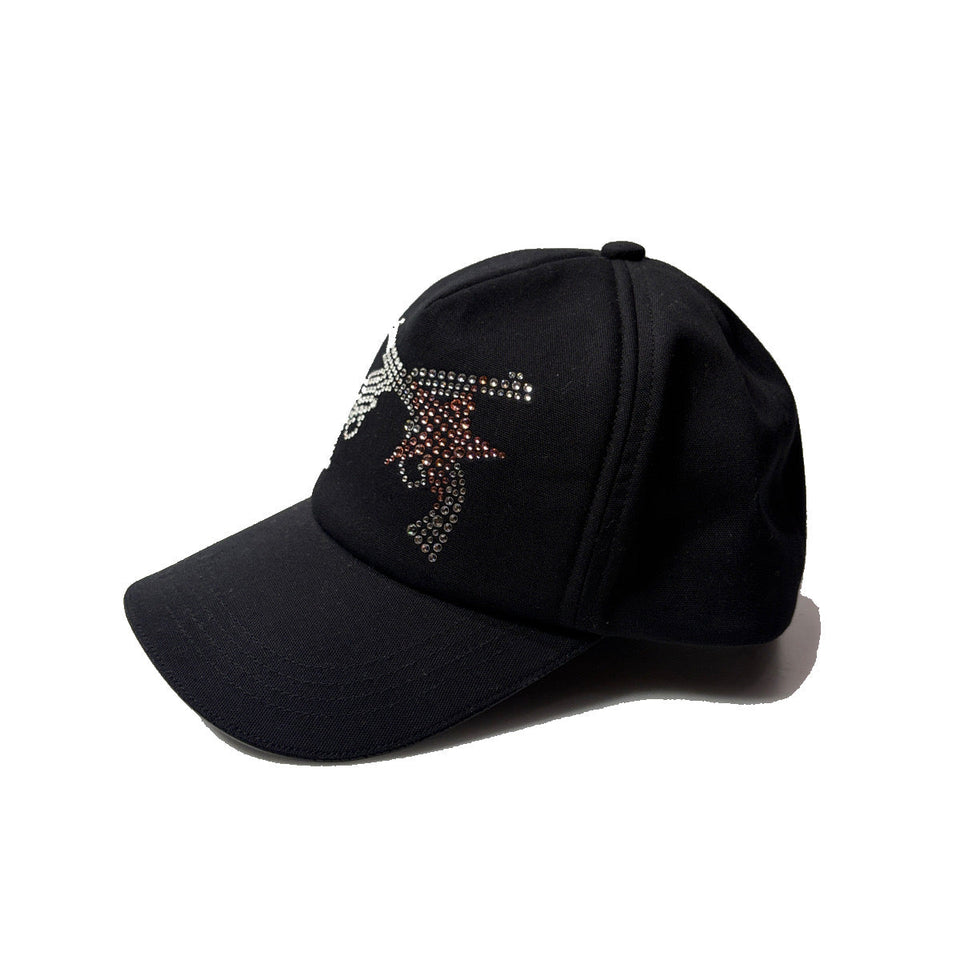 画像をギャラリービューアに読み込む, CROSSGUN STAR BB CAP / BLACK x L.ROSE