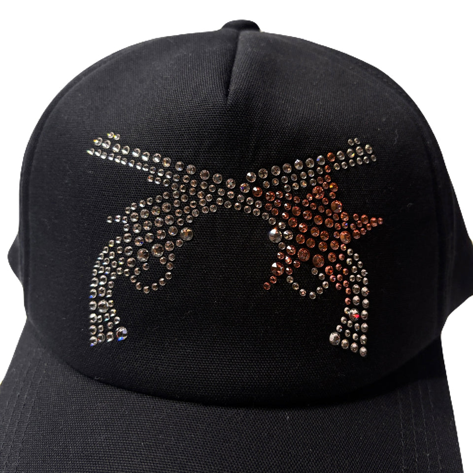 画像をギャラリービューアに読み込む, CROSSGUN STAR BB CAP / BLACK x L.ROSE