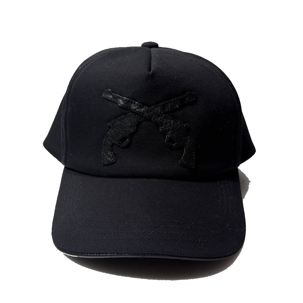 CROSSGUN LEATER BB CAP / BLACK