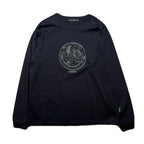 ORGANIC COTTON SMILE T-SHIRT / BLACK