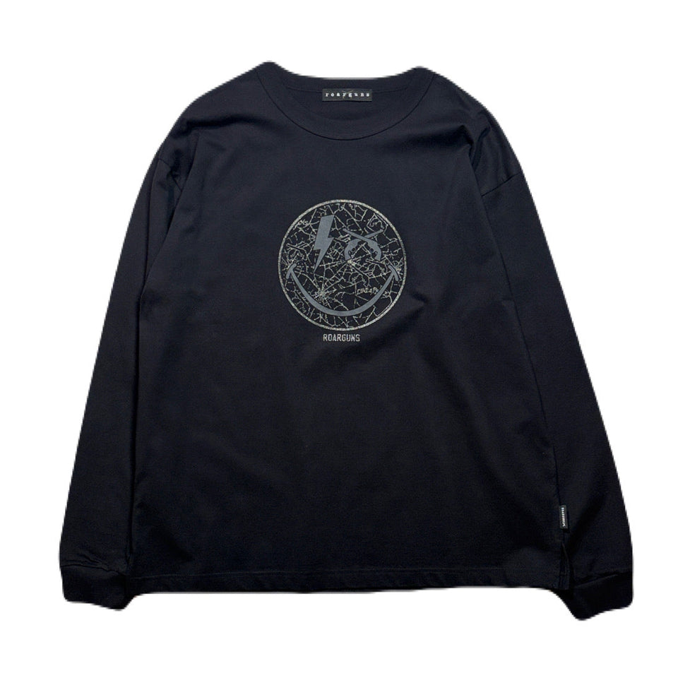 画像をギャラリービューアに読み込む, ORGANIC COTTON SMILE T-SHIRT / BLACK