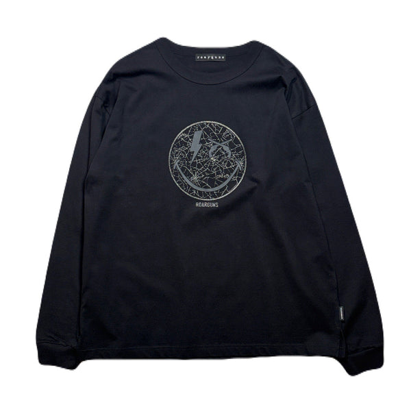 ORGANIC COTTON SMILE T-SHIRT / BLACK