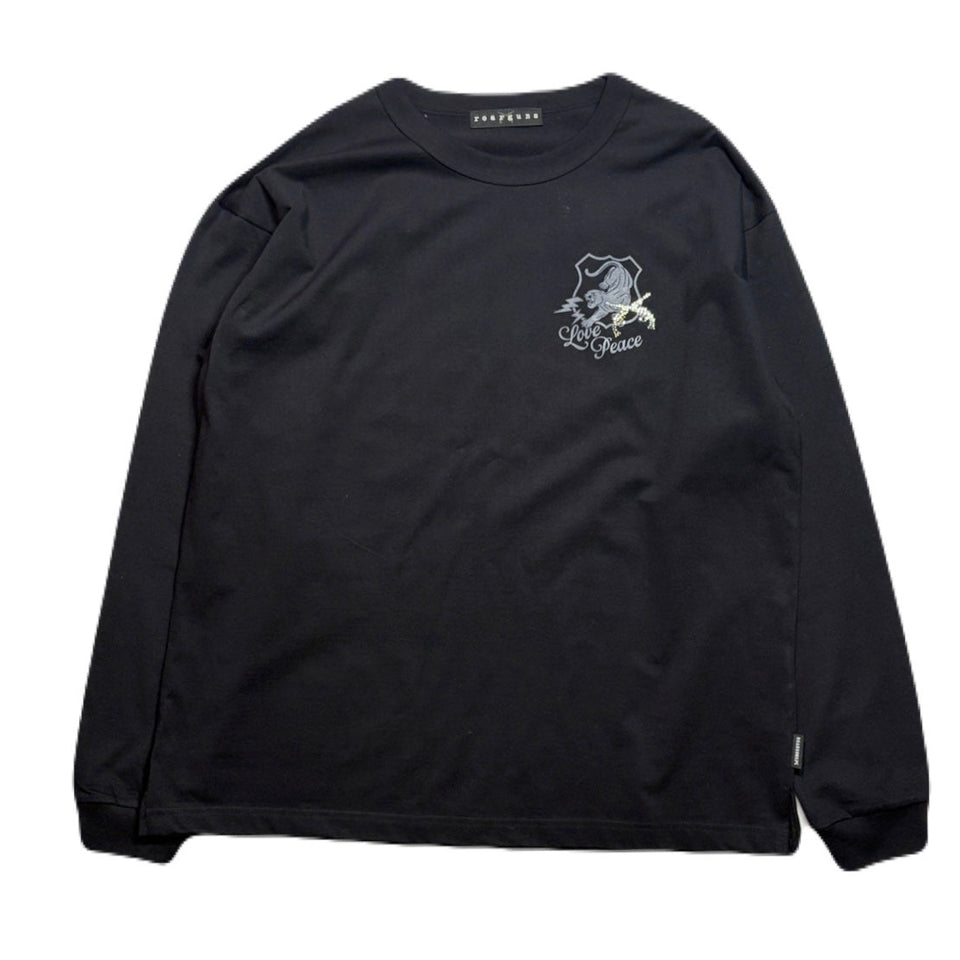 画像をギャラリービューアに読み込む, ORGANIC COTTON PANTHER T-SHIRT / BLACK