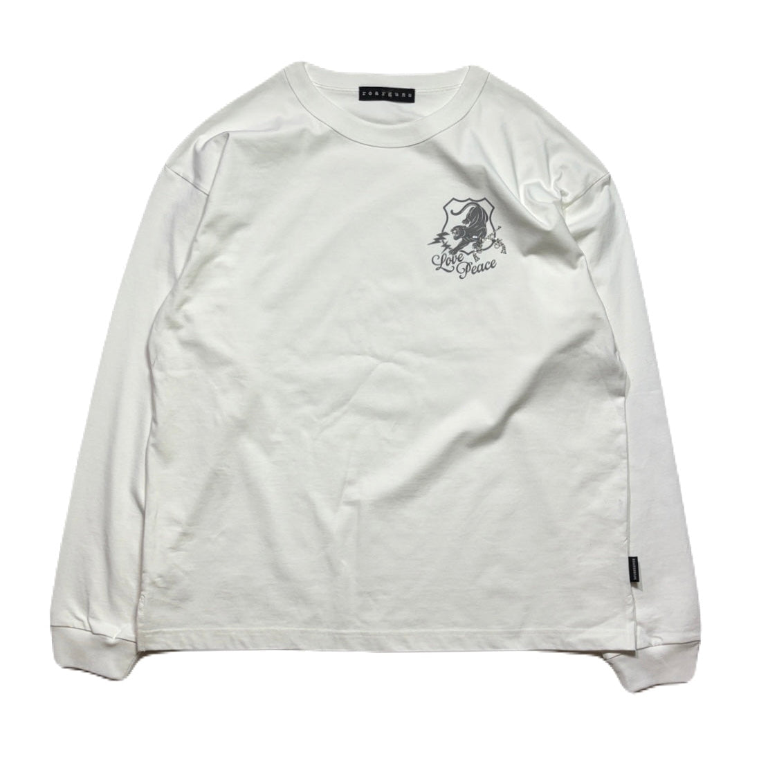 画像をギャラリービューアに読み込む, ORGANIC COTTON PANTHER T-SHIRT / WHITE