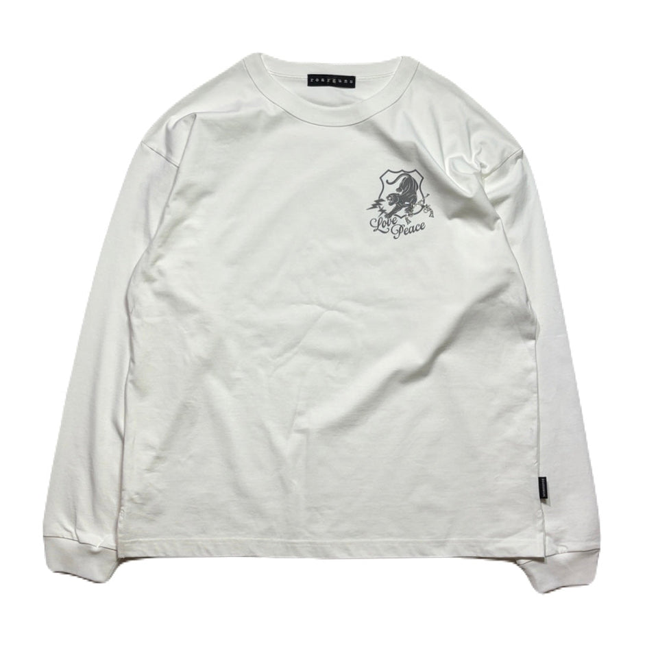 画像をギャラリービューアに読み込む, ORGANIC COTTON PANTHER T-SHIRT / WHITE
