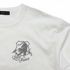 ORGANIC COTTON PANTHER T-SHIRT / WHITE