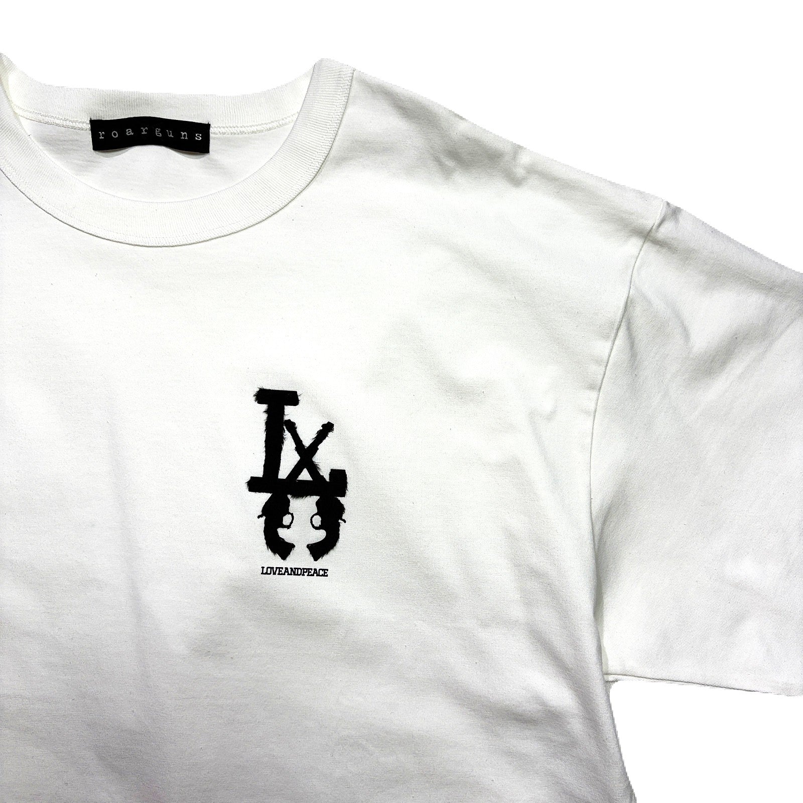 将图片加载到图库查看器，LA FAR PRINT T-SHIRT / WHITE
