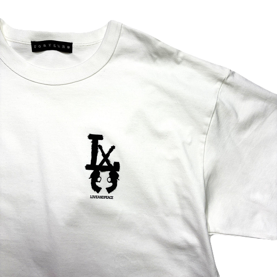 将图片加载到图库查看器，LA FAR PRINT T-SHIRT / WHITE