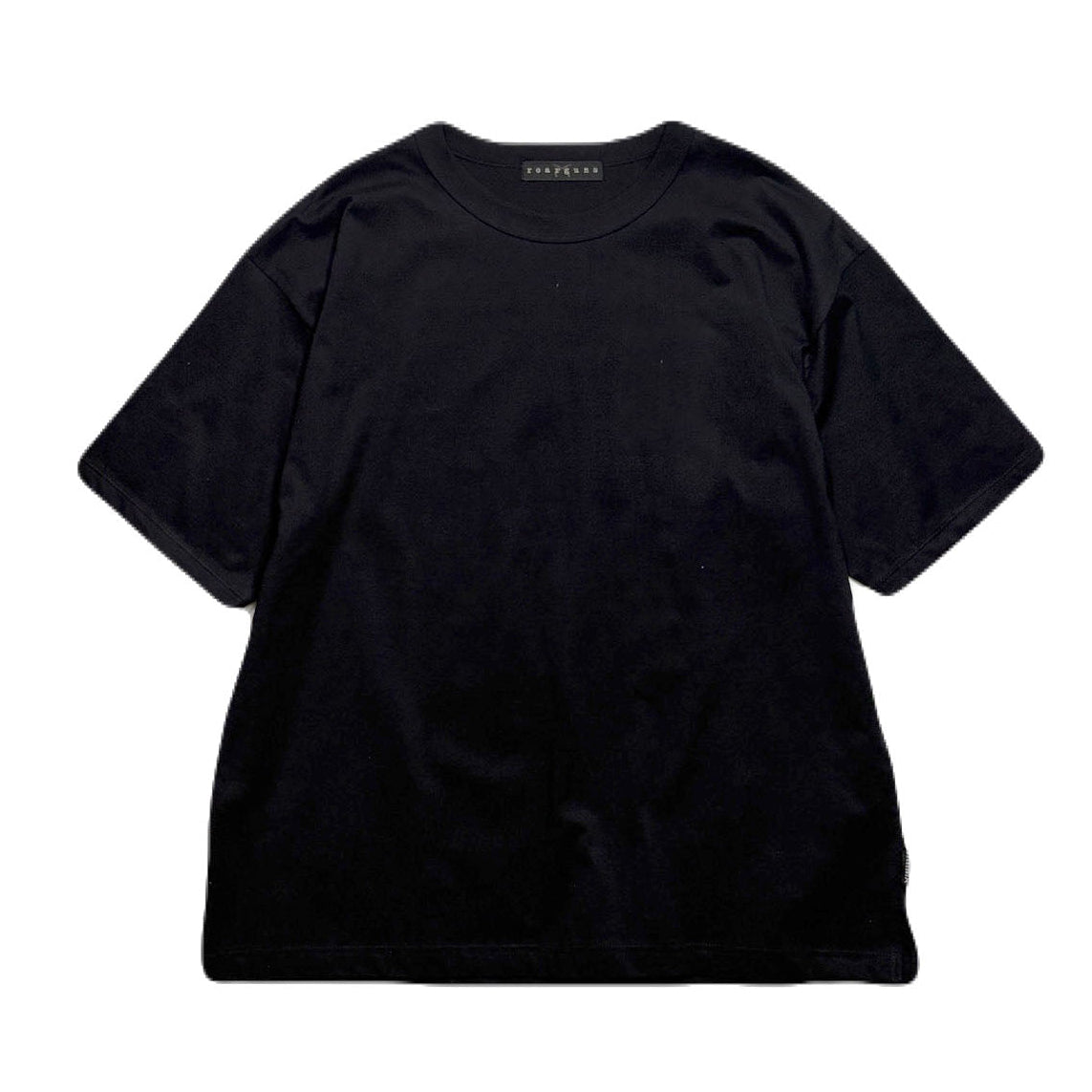 Load image into Gallery viewer, ORGANIC COTTON FLOCK CRACK PRINT T-SHIRT / BLACK