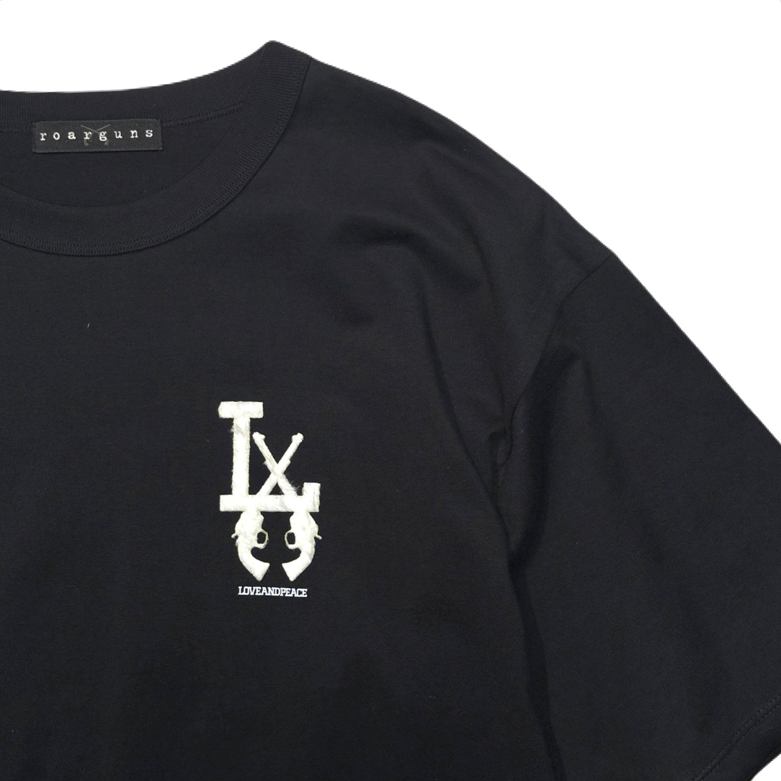 将图片加载到图库查看器，LA FAR PRINT T-SHIRT / BLACK