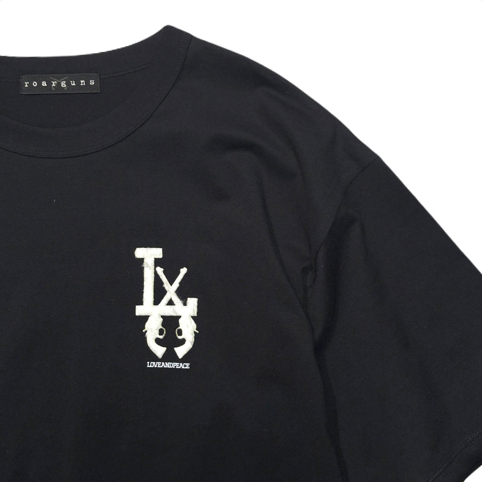 将图片加载到图库查看器，LA FAR PRINT T-SHIRT / BLACK