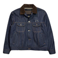RIGID DENIM JACKET SWAROVSKI / BLUE