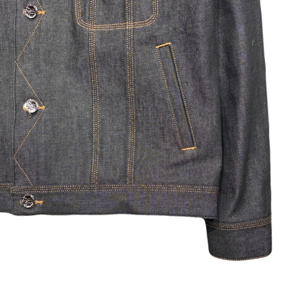 画像をギャラリービューアに読み込む, RIGID DENIM JACKET SWAROVSKI / BLACK