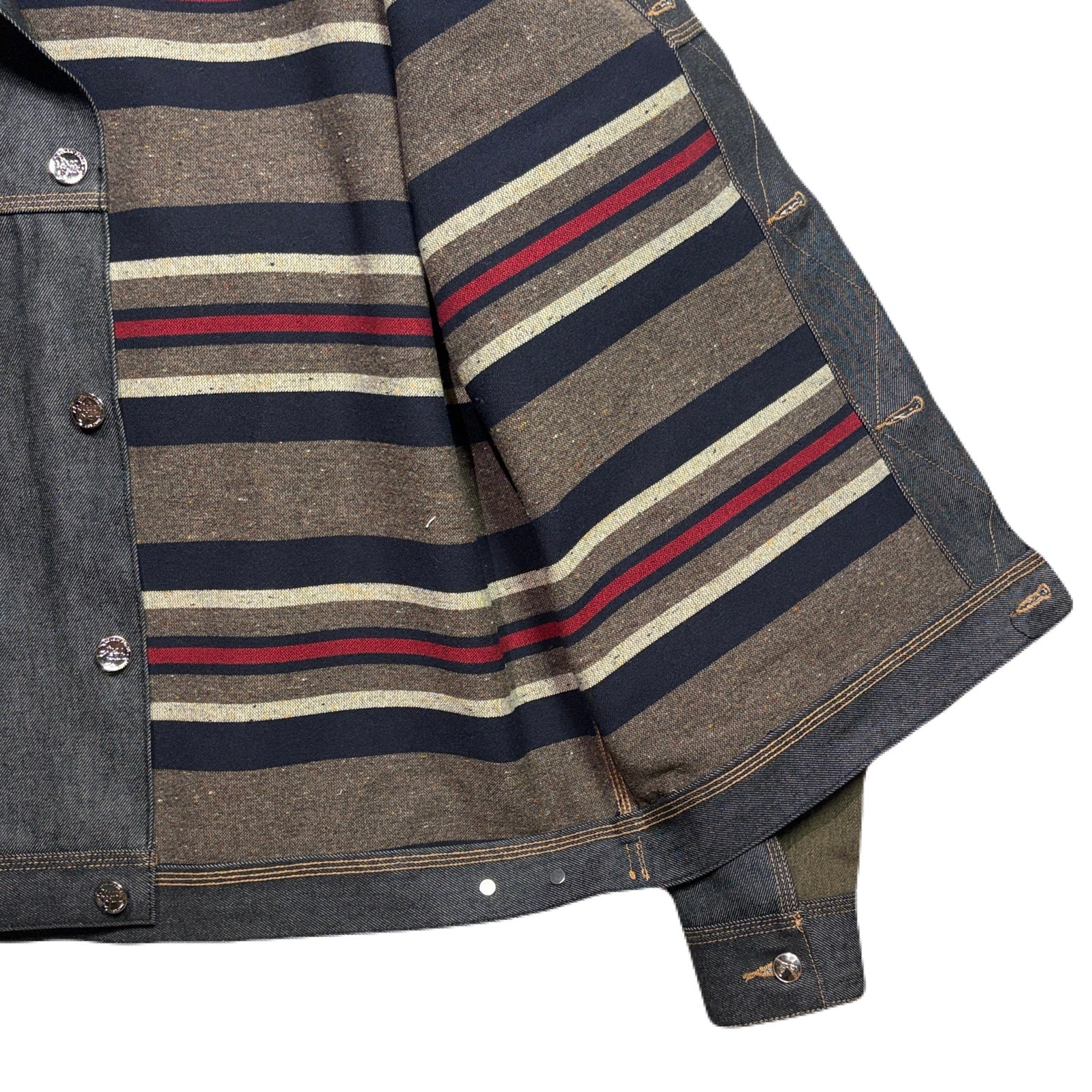 画像をギャラリービューアに読み込む, RIGID DENIM JACKET SWAROVSKI / BLACK