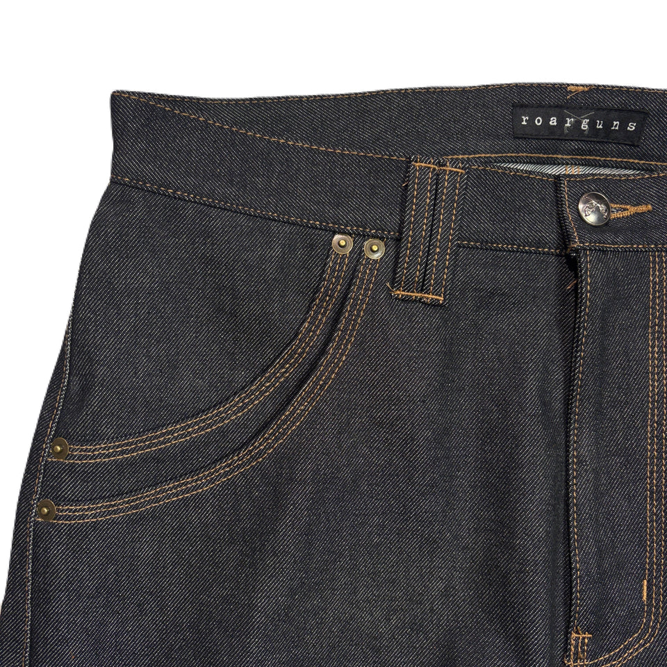 画像をギャラリービューアに読み込む, RIGID DENIM WIDE PANTS / BLACK