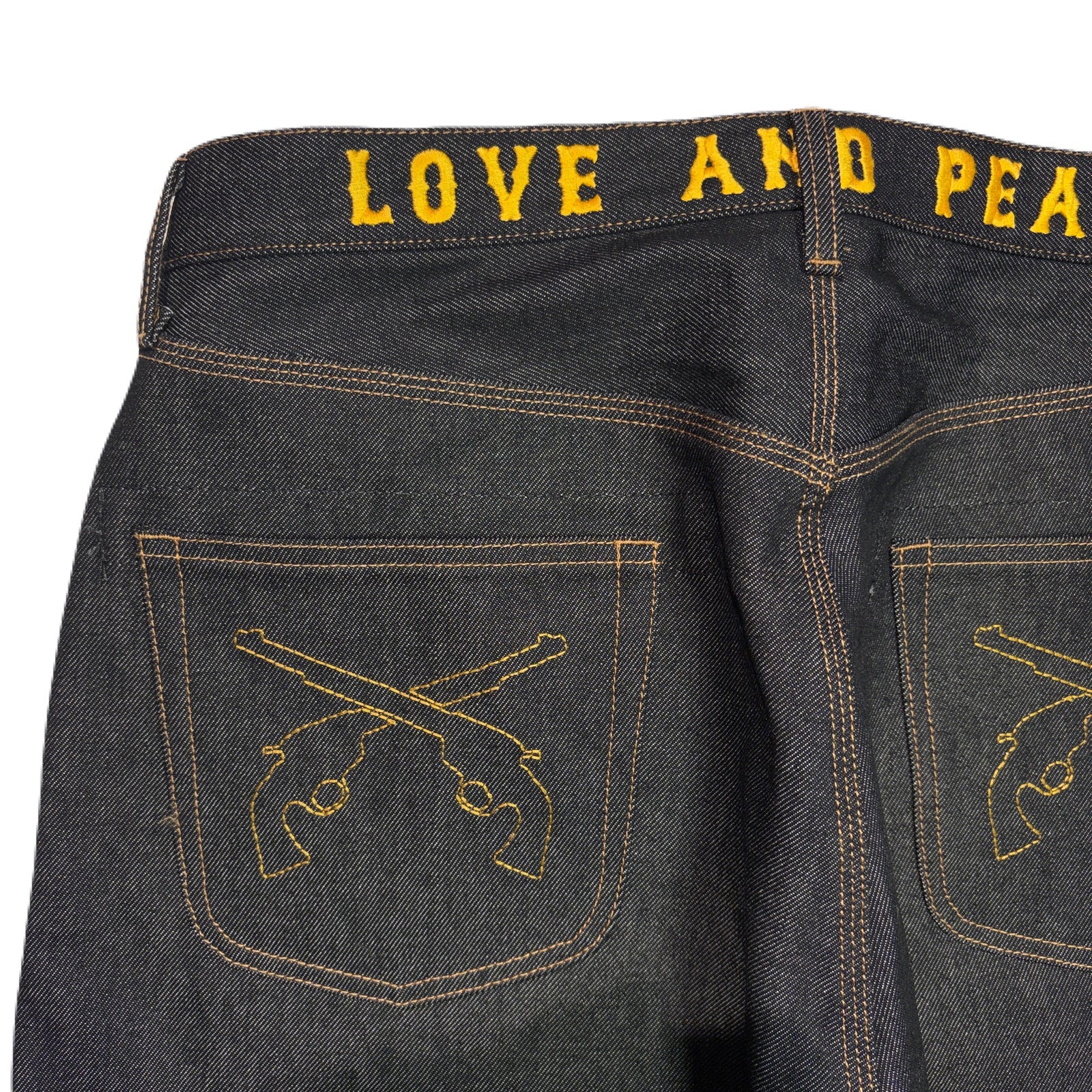 画像をギャラリービューアに読み込む, RIGID DENIM WIDE PANTS / BLACK