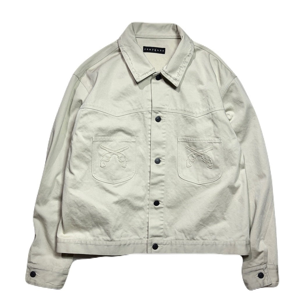Load image into Gallery viewer, COTTON SATIN SHORT JACKET / OFF WHITE