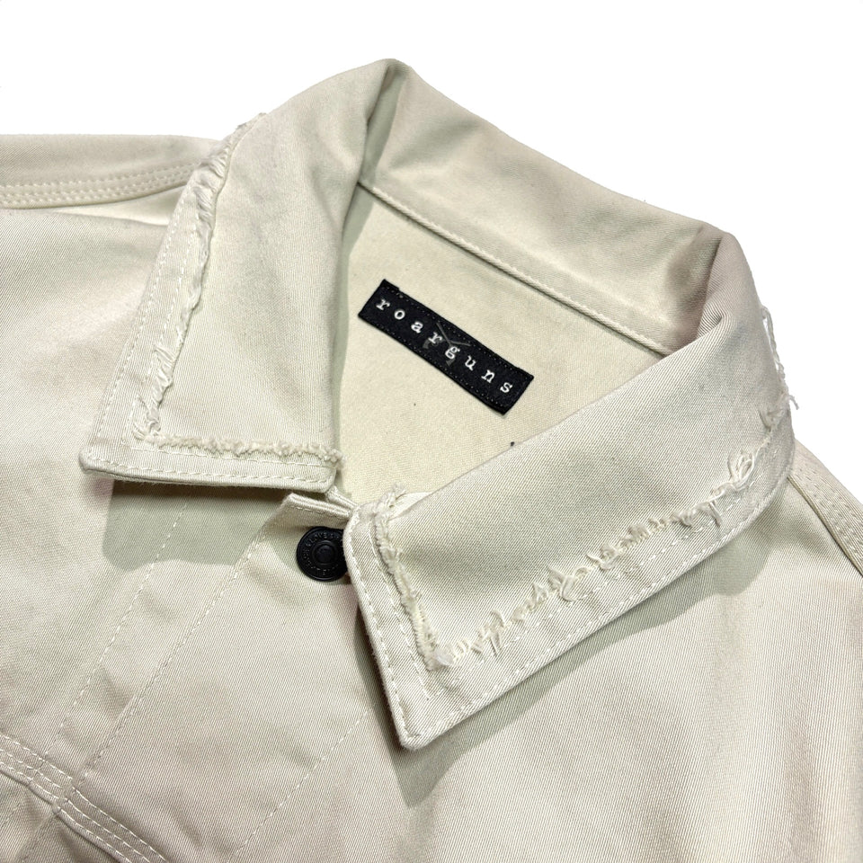 Load image into Gallery viewer, COTTON SATIN SHORT JACKET / OFF WHITE