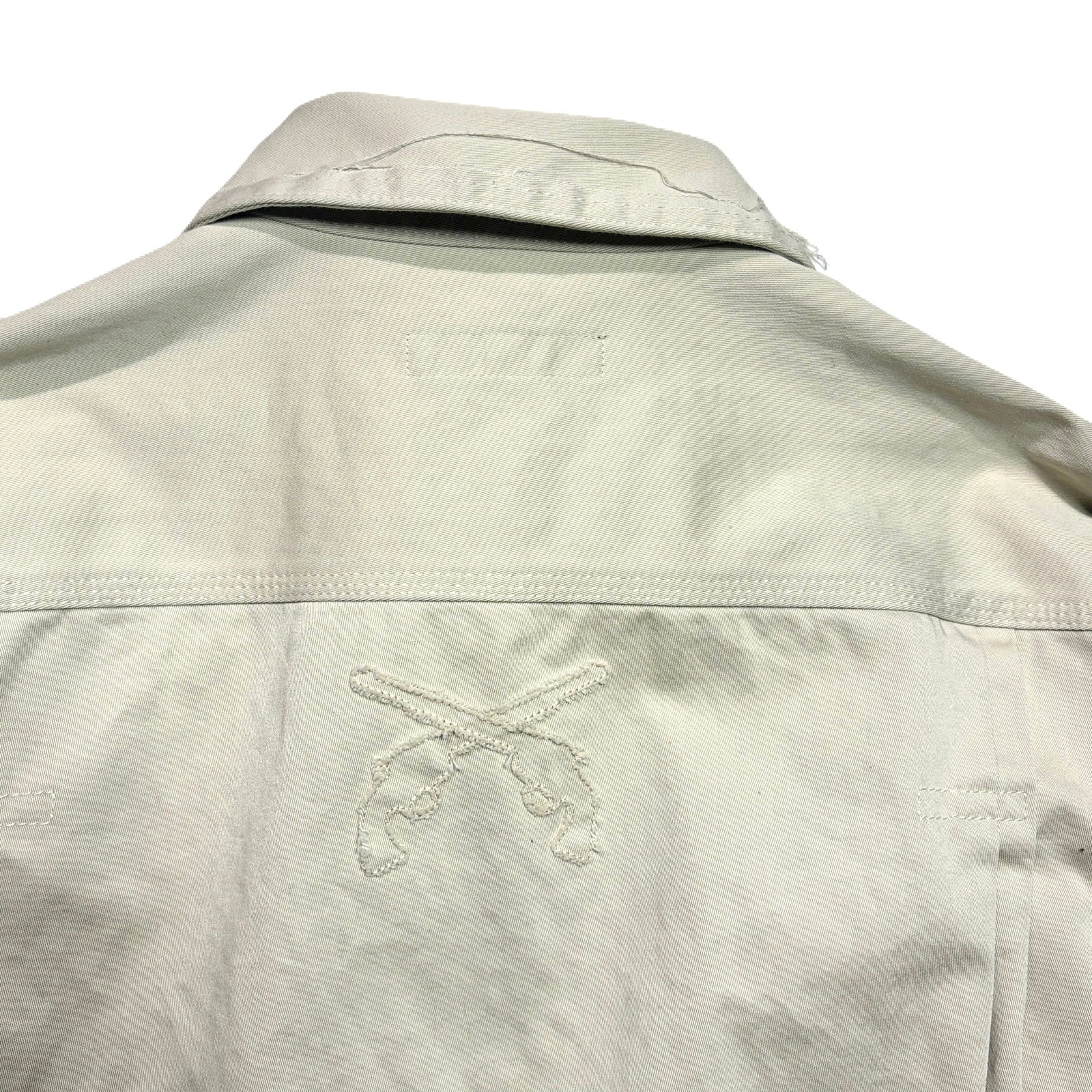 Load image into Gallery viewer, COTTON SATIN SHORT JACKET / OFF WHITE