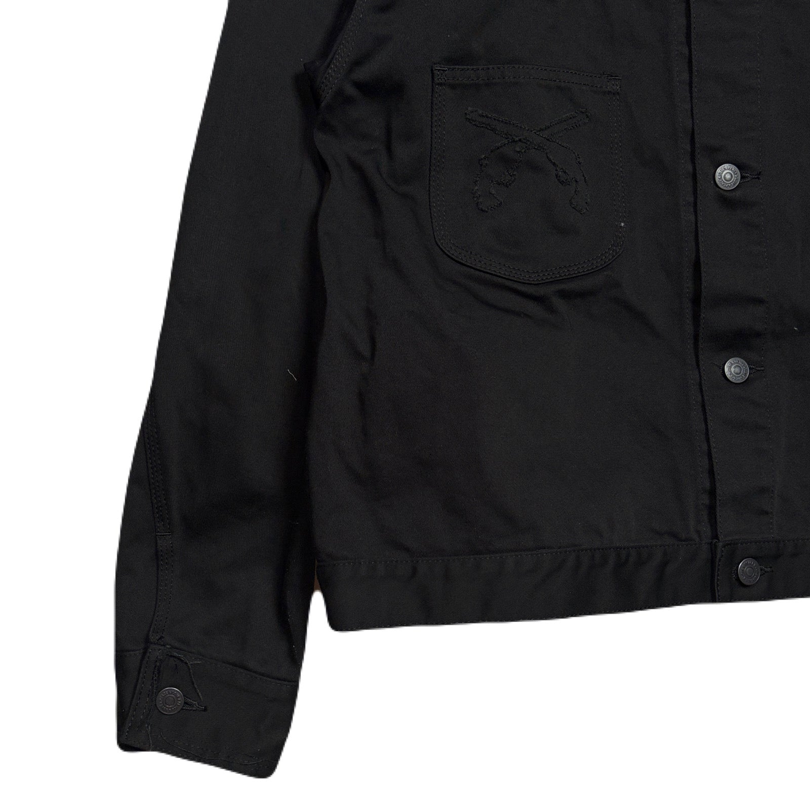 Load image into Gallery viewer, COTTON SATIN SHORT JACKET / BLACK