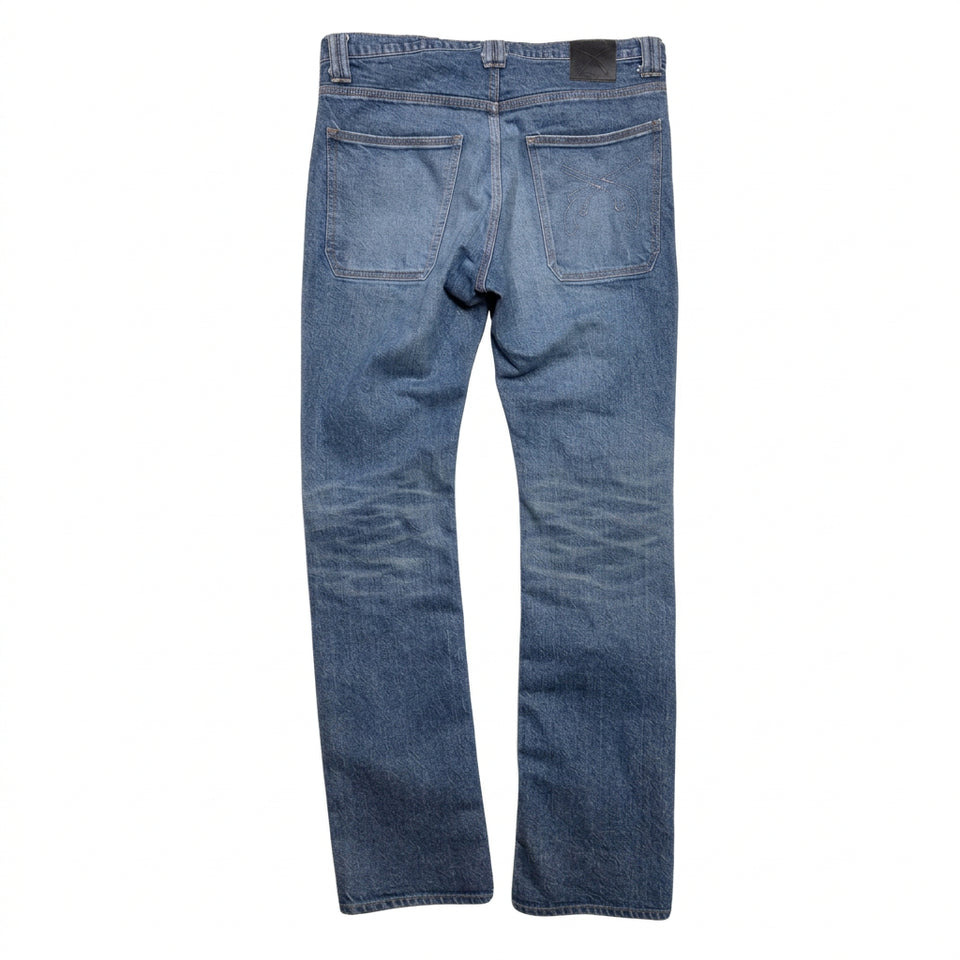 画像をギャラリービューアに読み込む, ARCHIVE STRETCH DENIM PANTS / BLUE