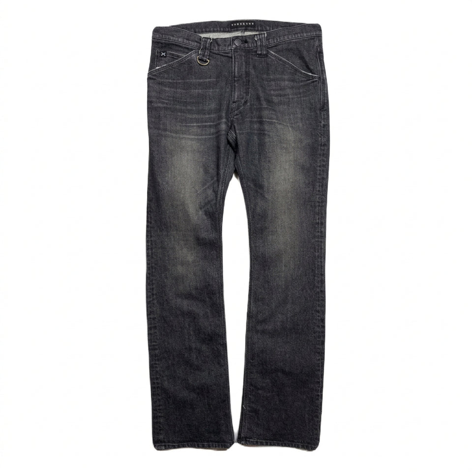画像をギャラリービューアに読み込む, ARCHIVE STRETCH DENIM PANTS / BLACK