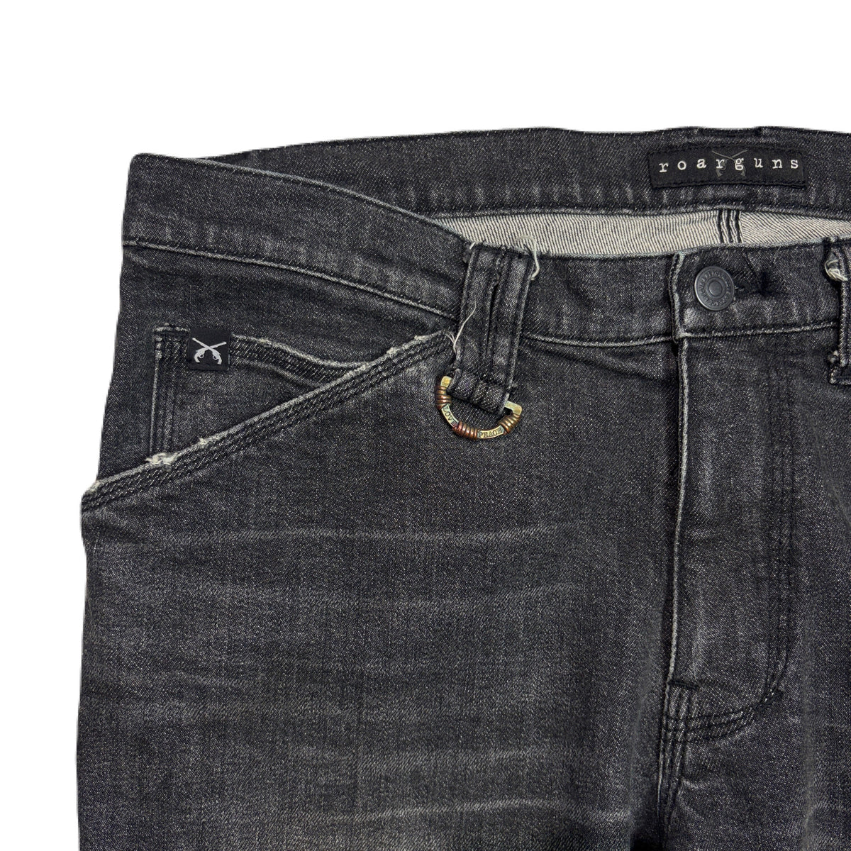 ARCHIVE STRETCH DENIM PANTS / BLACK