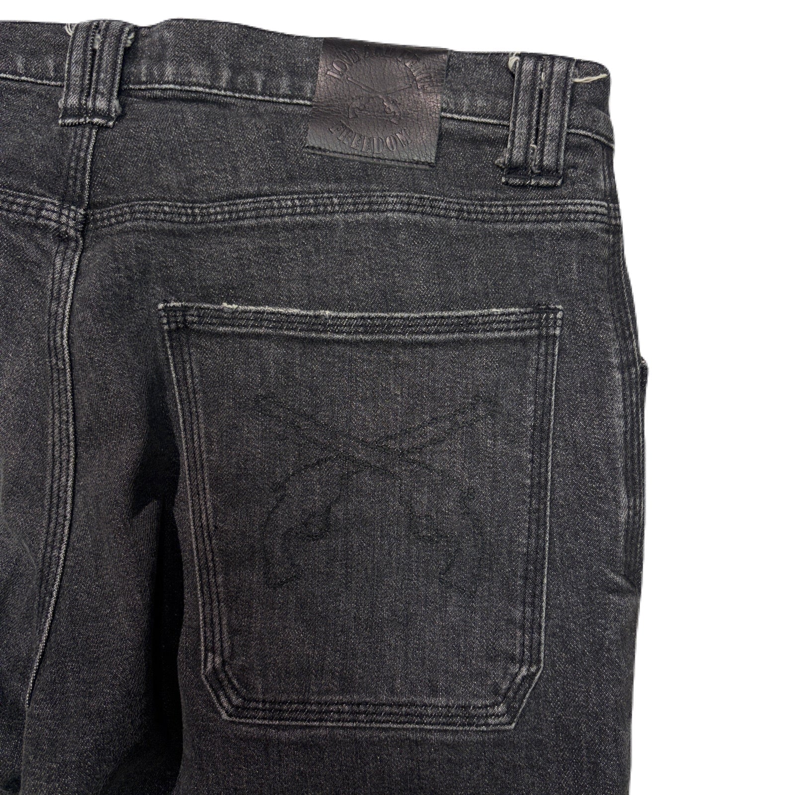 画像をギャラリービューアに読み込む, ARCHIVE STRETCH DENIM PANTS / BLACK