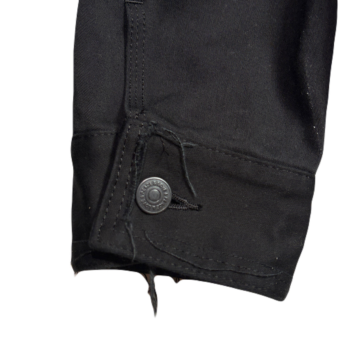 COTTON SATIN SHORT JACKET / BLACK