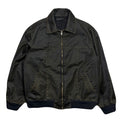 STONE WASH COATING JACKET / BLACK