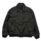 STONE WASH COATING JACKET / BLACK