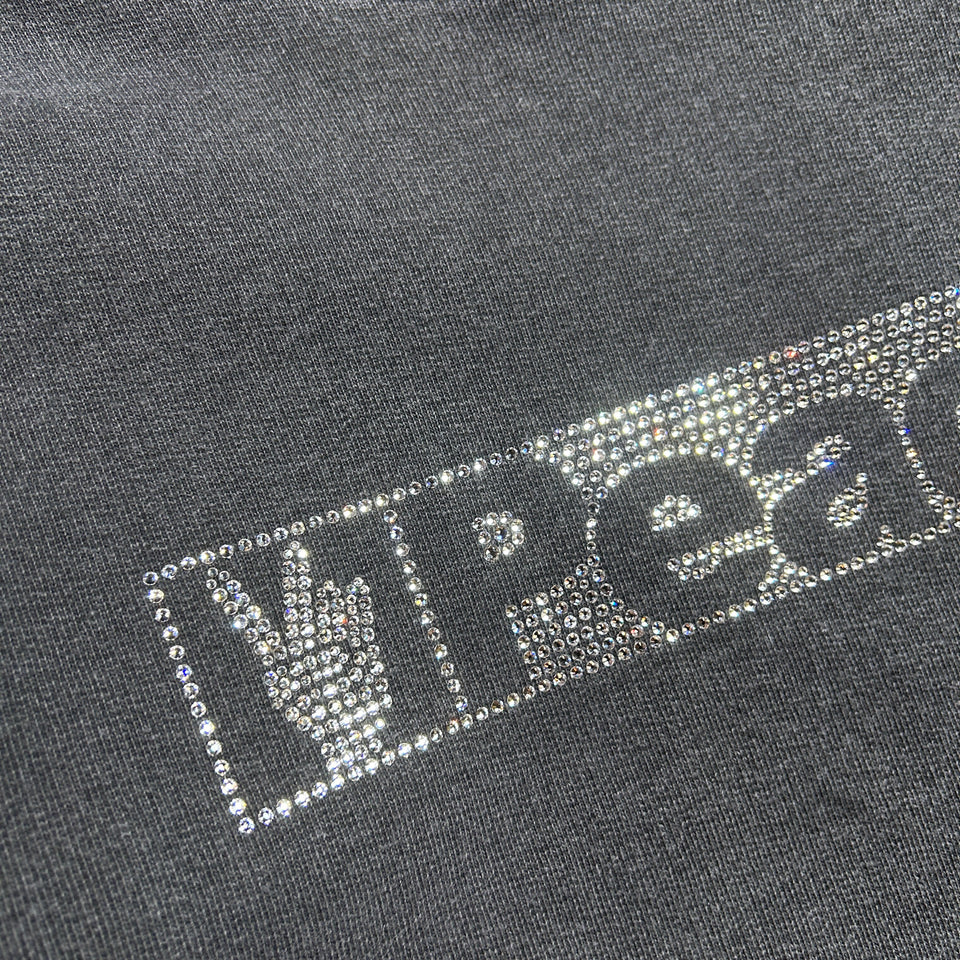 画像をギャラリービューアに読み込む, PEACE CRYSTAL SWEATSHIRT / BLACK