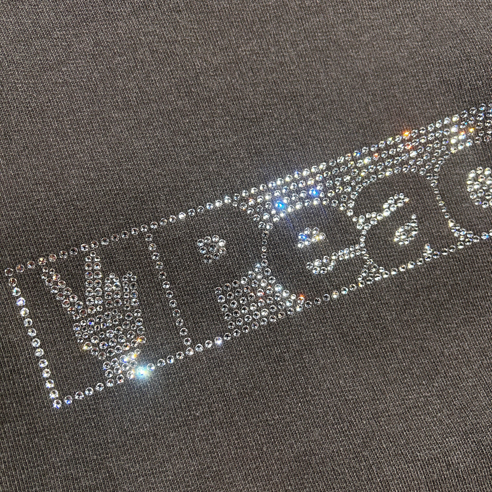 画像をギャラリービューアに読み込む, PEACE CRYSTAL SWEATSHIRT / BROWN