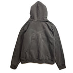 CROSSSGUN CHAIN EMBROIDERY HOODIE / BROWN
