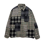 MULTI CHECK SHIRT CRYSTAL / GREEN