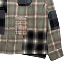 MULTI CHECK SHIRT CRYSTAL / GREEN