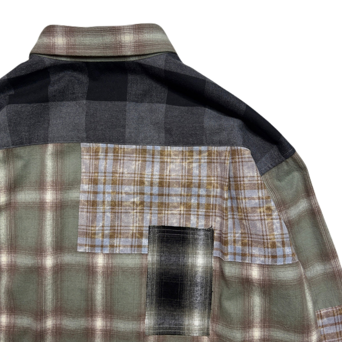 MULTI CHECK SHIRT CRYSTAL / GREEN