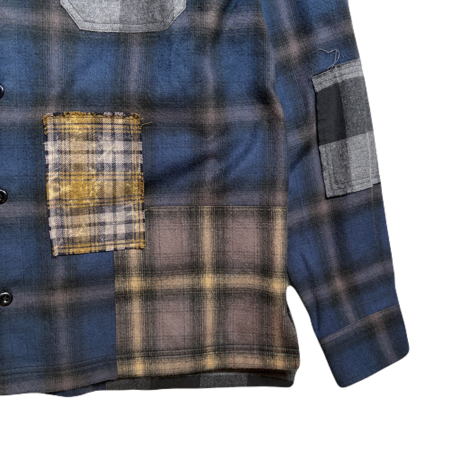 画像をギャラリービューアに読み込む, MULTI CHECK SHIRT CRYSTAL / NAVY