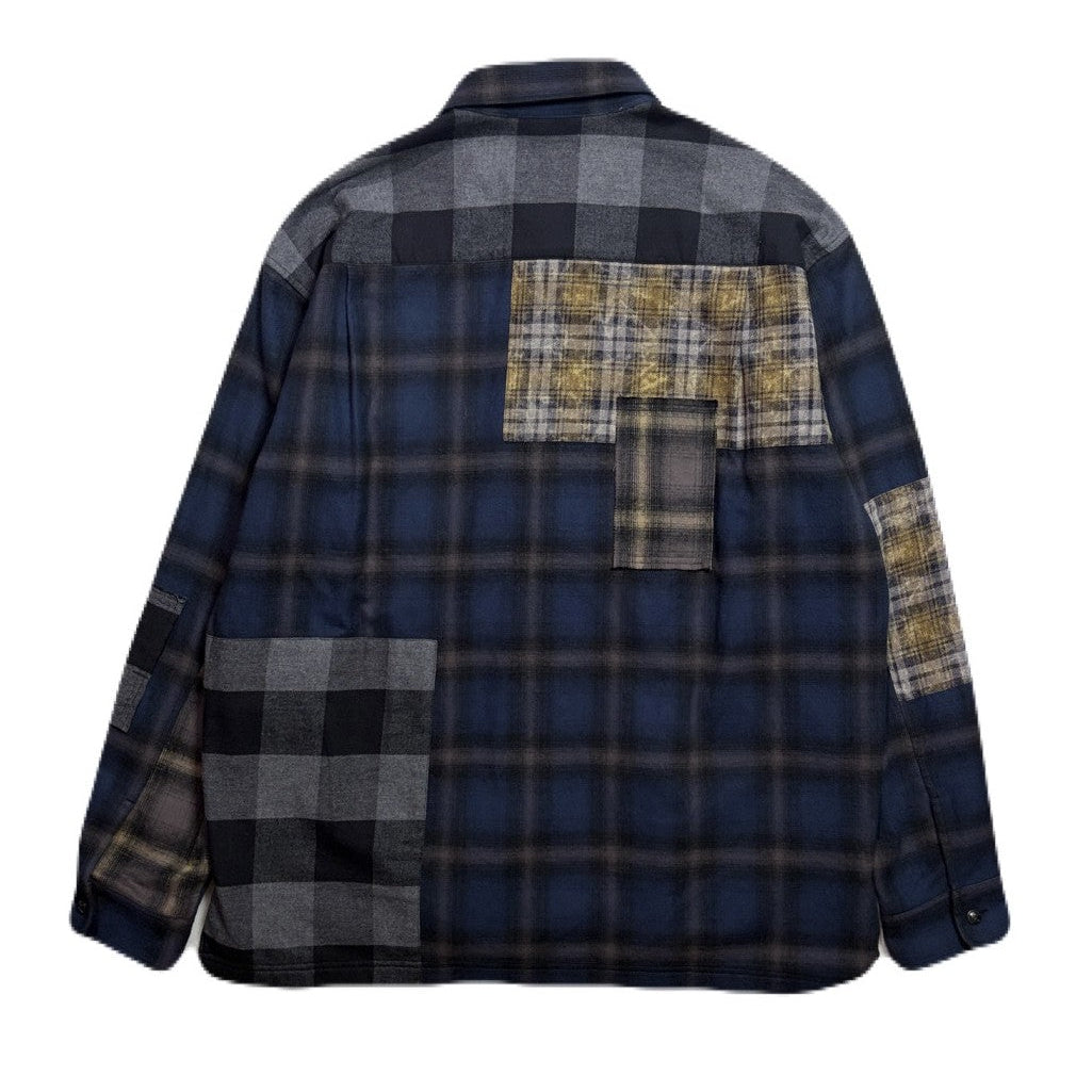 画像をギャラリービューアに読み込む, MULTI CHECK SHIRT CRYSTAL / NAVY