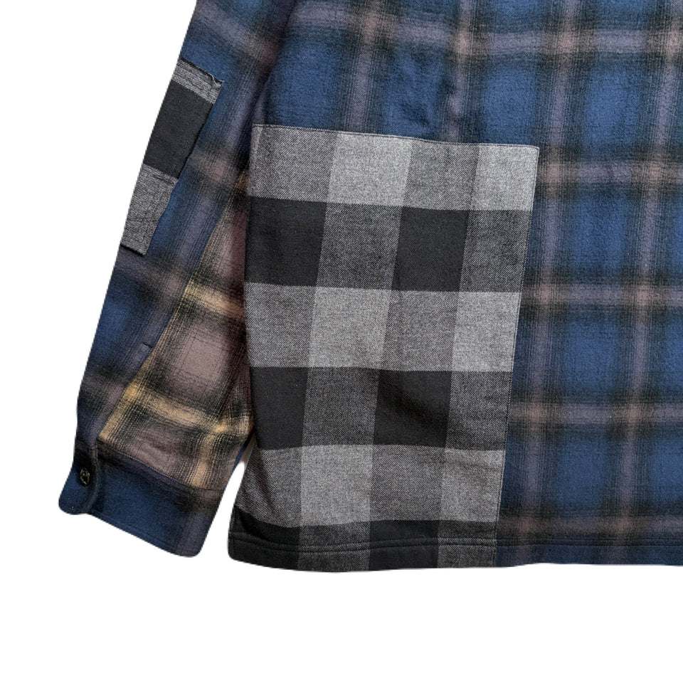 画像をギャラリービューアに読み込む, MULTI CHECK SHIRT CRYSTAL / NAVY