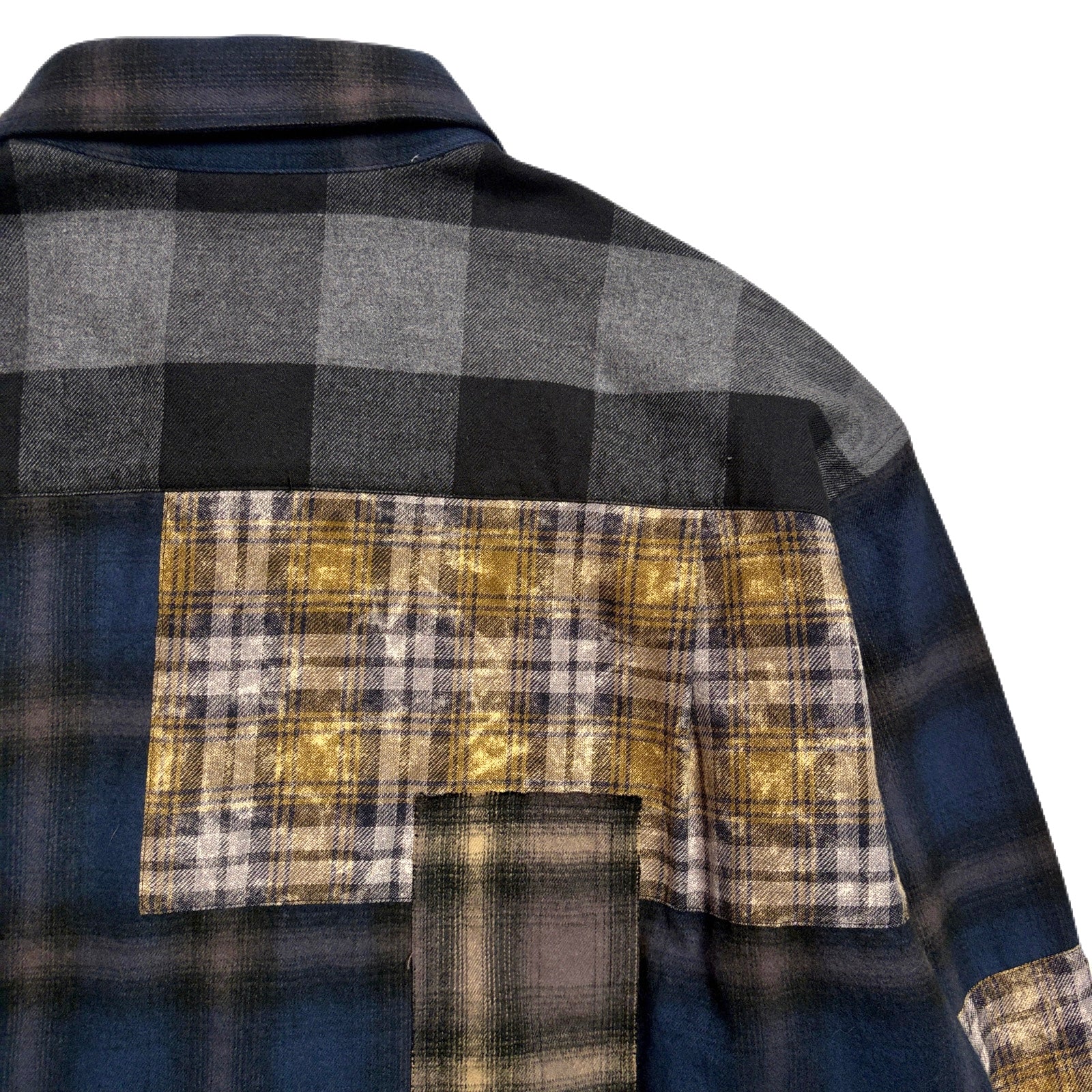画像をギャラリービューアに読み込む, MULTI CHECK SHIRT CRYSTAL / NAVY