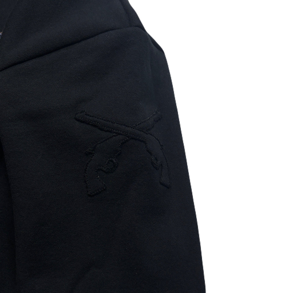 画像をギャラリービューアに読み込む, CROSSGUN CRYSTAL HOODIE / BLACK