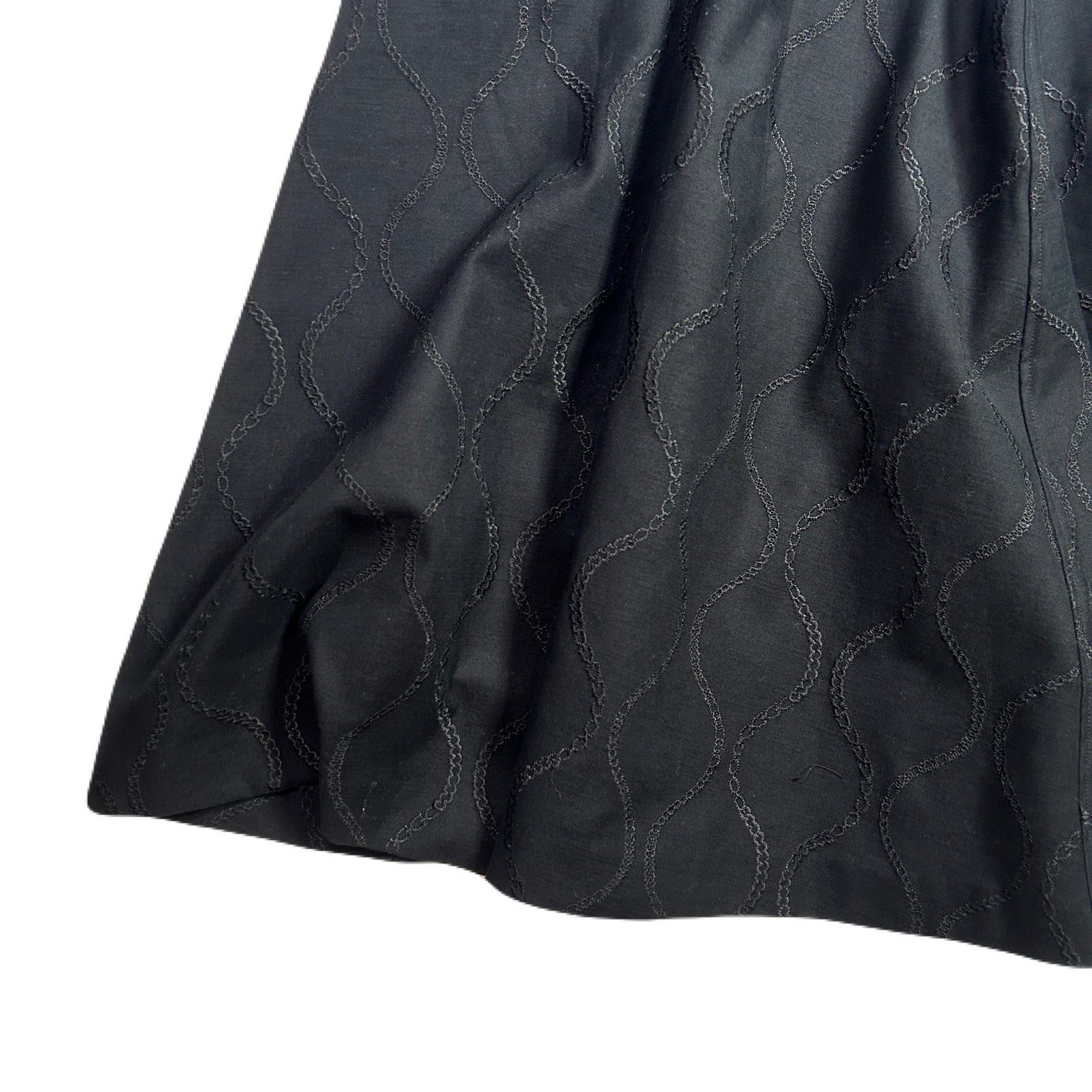 画像をギャラリービューアに読み込む, WOMENS CHAIN EMBROIDERY SKIRT / BLACK