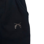 CROSSGUN CRYSTAL SWEAT PANTS / BLACK