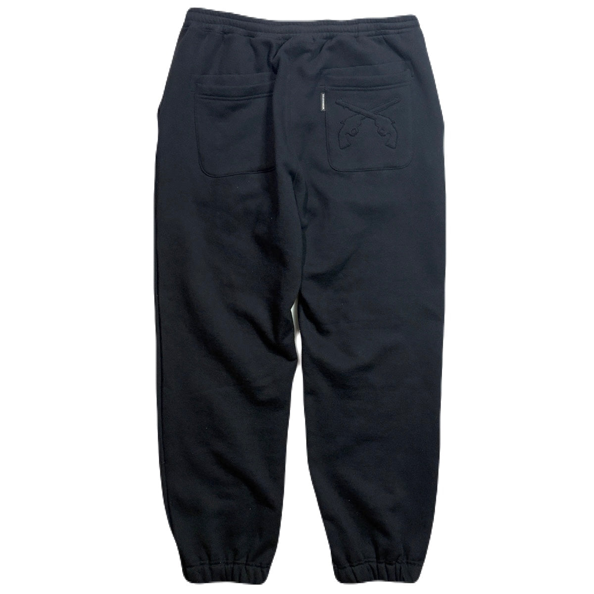 Load image into Gallery viewer, CROSSGUN CRYSTAL SWEAT PANTS / BLACK