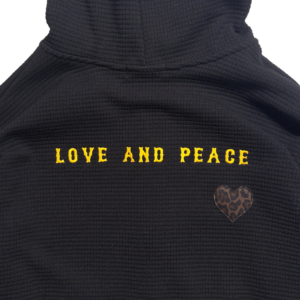 画像をギャラリービューアに読み込む, PATCH WAFFLE HOODIE / BLACK