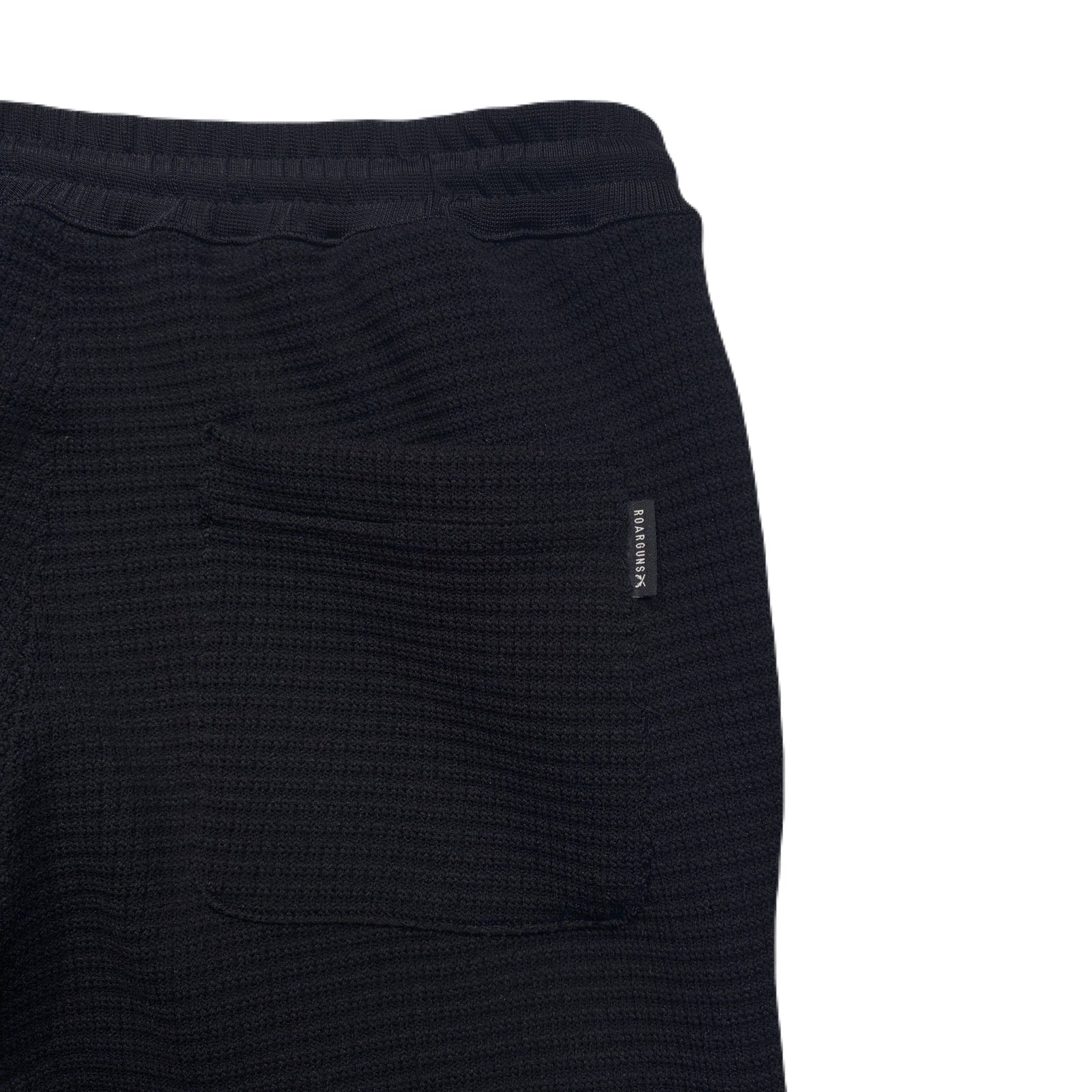 画像をギャラリービューアに読み込む, CROSSGUN PATCH WAFFLE PANTS / BLACK
