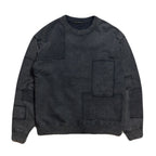 PATCHWORK SWEAT / BLACK